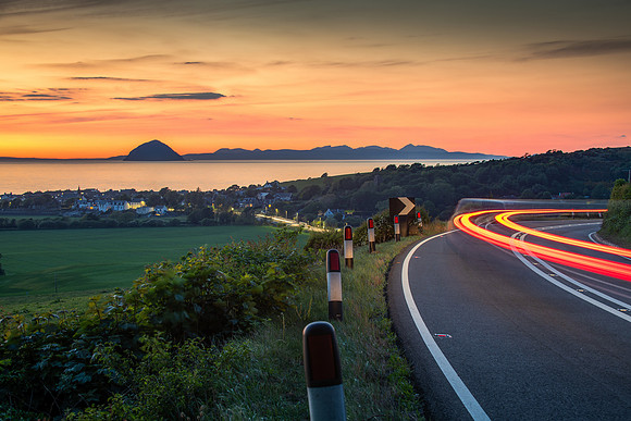 Light Trails at Ballantrae