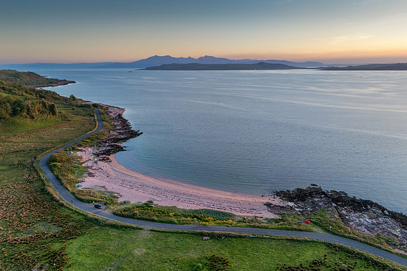 Cumbrae looking to Arran and Bute.