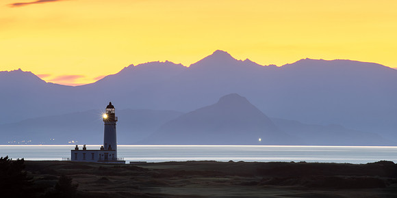 Turberry and Arran at Dusk