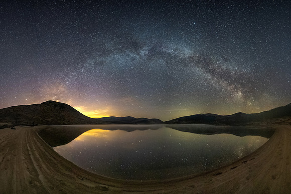 Milky way ark at Galloway Dark Sky Park.