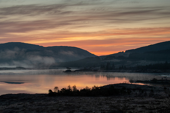 Sunrise At Galloway Loch