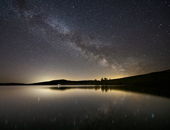 Galactic core and reflection at Clatteringshaws.