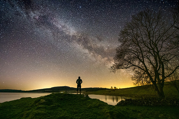 The Milky way at Clatteringshaws.