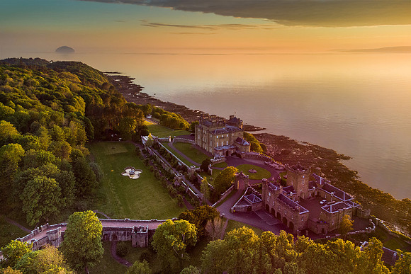Culzean Country Park and Ailsa Craig.