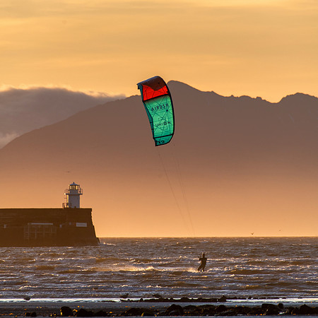 Kite Surfer at Troon