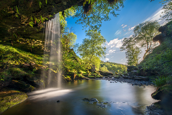 Behind the waterfall, Fairlie