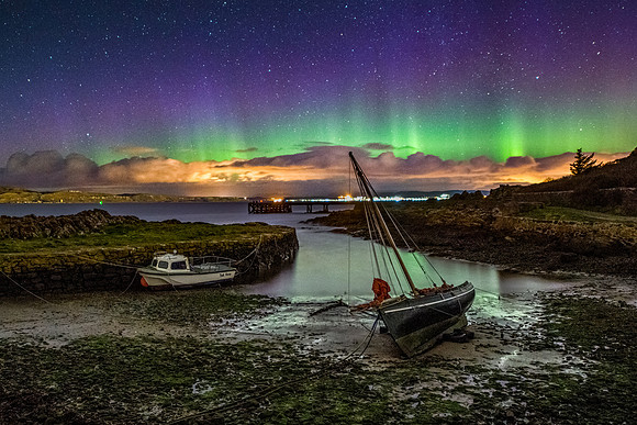 Northern Lights from Portencross