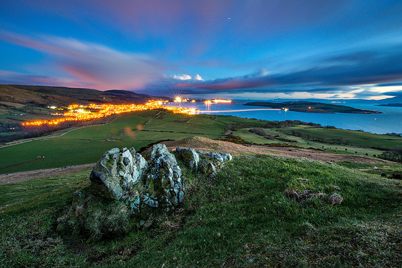 Largs from Knock Hill