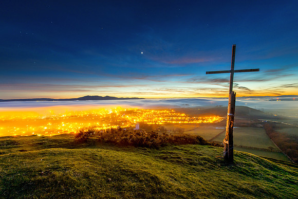 West Kilbride under the mist