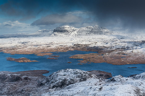Suilven from Stac Pollaidh, Assynt