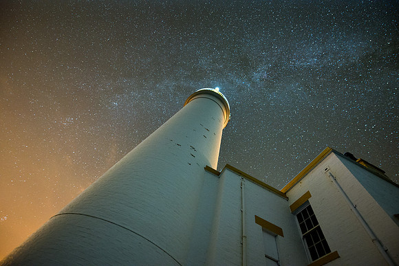 Milky Way over Turnberry Lighthouse