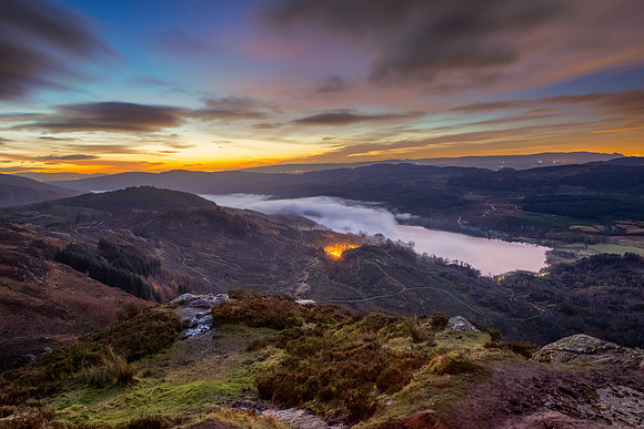 Very First light over Loch Achray
