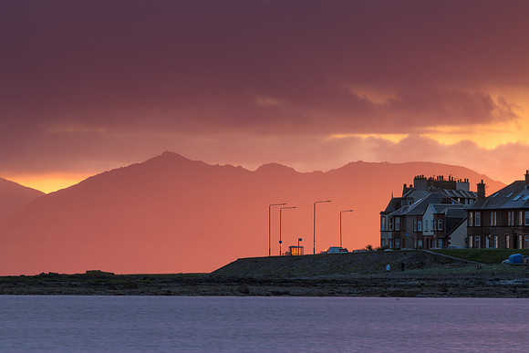 Light around the corner, Troon.