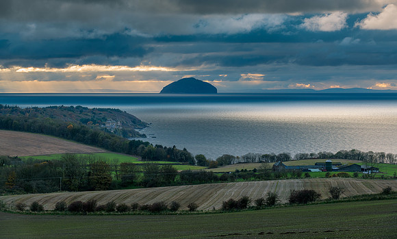 Culzean Bay and Ailsa Craig