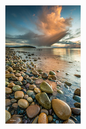 Machrie, Isle of Arran with 3 inch border