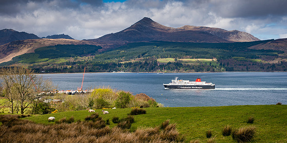 Brodick Bay and Goatfell