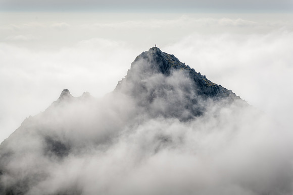 Standing tall on Cir Mhor.