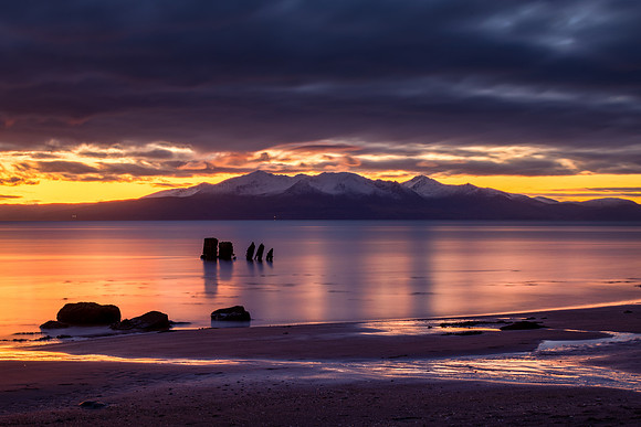 Reflections of Arran.