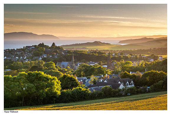 Summer sun over West Kilbride